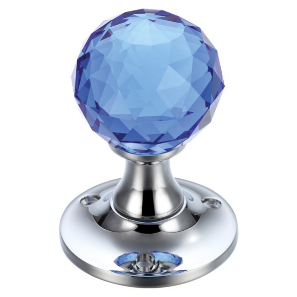 Fulton & Bray | Facetted Glass Ball Mortice Knob