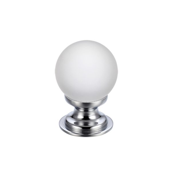 Fulton & Bray | Frosted Glass Ball Cabinet Knob