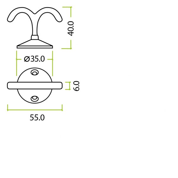 Zoo | Under Counter Hook - Image 2