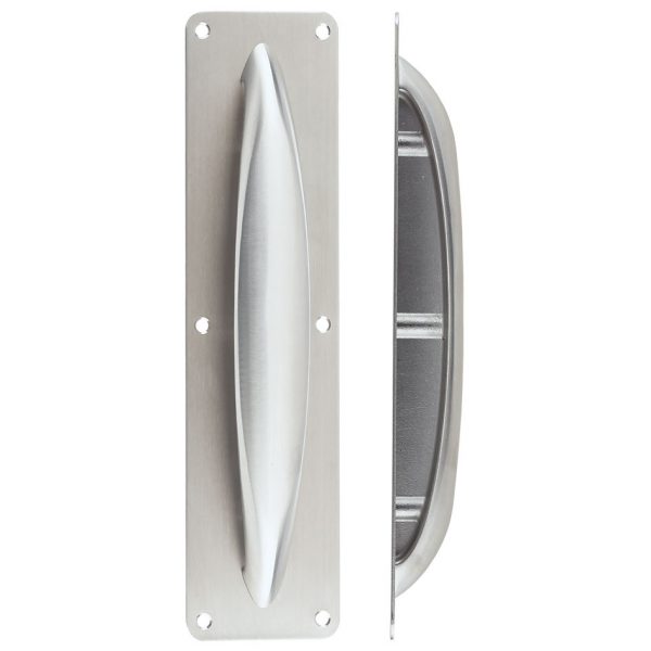 Zoo | ZPSALP Anti-ligature Style Pull Handle on Backplate