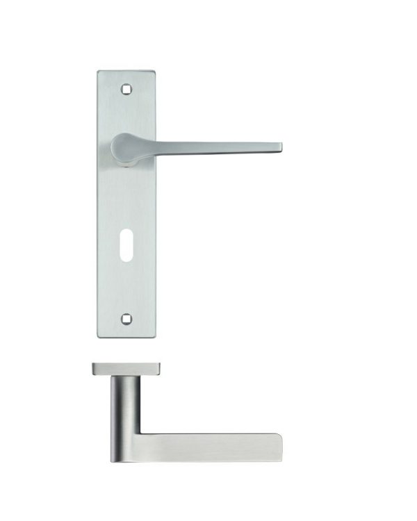Rosso Maniglie | Draco Lever On Backplate